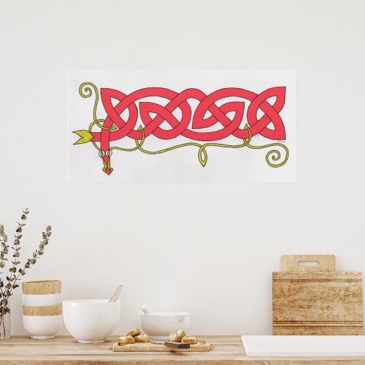 Celtic Serpent print (Keuken)