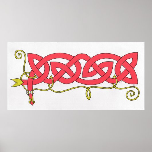 Celtic Serpent print (Voorkant)