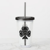 Celtic Shamrock Acryl Drinkbeker (Voorkant)