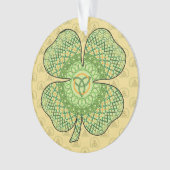 Celtic Shamrock AcrylOrnament Ornament (voorkant)