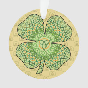 Celtic Shamrock AcrylOrnament Ornament