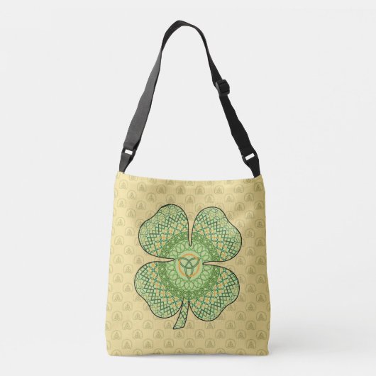 Celtic Shamrock All-Over-Print Tas (Achterkant)