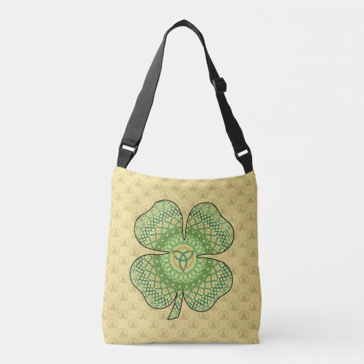 Celtic Shamrock All-Over-Print Tas (Voorkant)