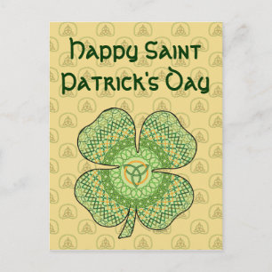 Celtic Shamrock Briefkaart