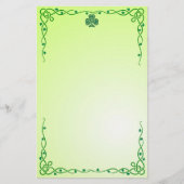 celtic shamrock briefpapier (Voorkant)
