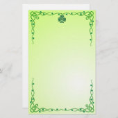 celtic shamrock briefpapier (Voorkant / Achterkant)