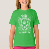 Celtic Shamrock Crest St. Patrick's Day T-shirt (Voorkant)