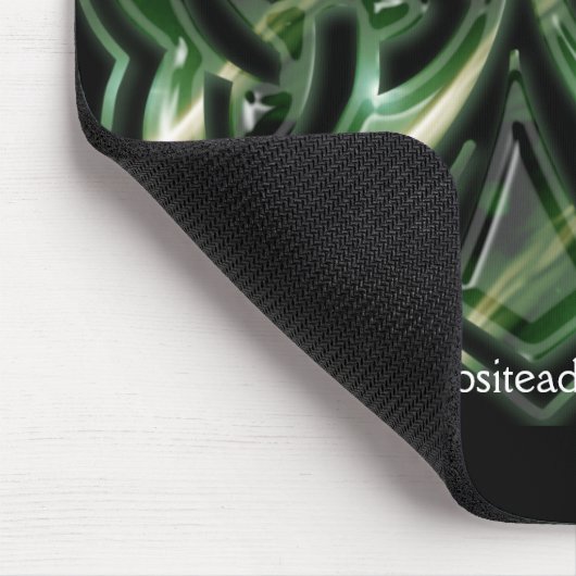 Celtic Shamrock Design 2 Mousepad Muismat (Hoek)