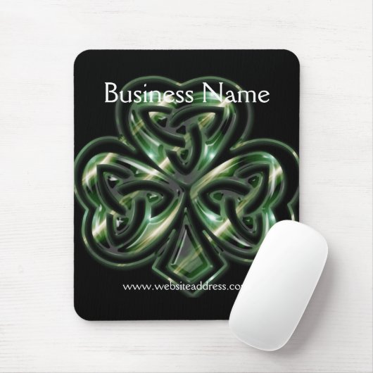 Celtic Shamrock Design 2 Mousepad Muismat (Met muis)