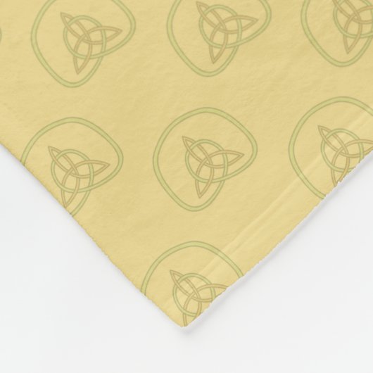 Celtic Shamrock Fleece Blanket Deken (Hoek)