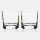 Celtic Shamrock Green Irish Clover Drinkware Set Whisky Glas (Links)
