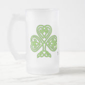 Celtic Shamrock Green St. Patrick's Day Slainte Matglas Bierpul (Links)