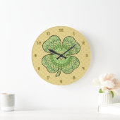 Celtic Shamrock Grote Klok (Huis)