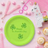 Celtic Shamrock Happy St. Patrick's Day Papieren Bordje (Feest)