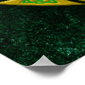 Celtic Shamrock Heritage Symbol Irish Inspired Poster (Hoek)