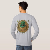Celtic Shamrock & Hoefijzer - Lucky St. Patrick's T-shirt (Achterkant volledig)