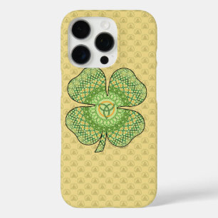 Celtic Shamrock Hoesje-Mate Telefoonhoes iPhone 16 Pro Hoesje