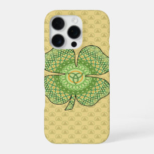 Celtic Shamrock Hoesje-Mate Telefoonhoes iPhone 16 Pro Hoesje
