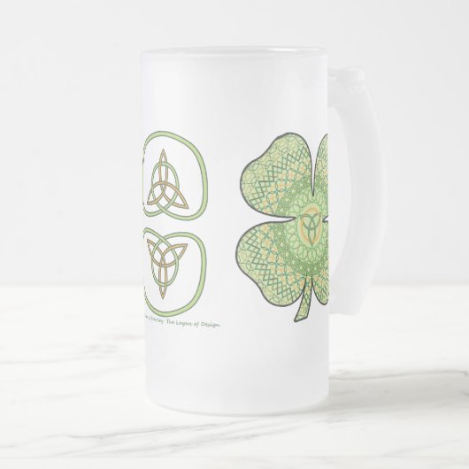 Celtic Shamrock Mok (Voorkant rechts)