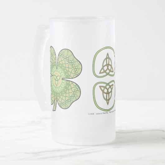 Celtic Shamrock Mok (Voorkant links)
