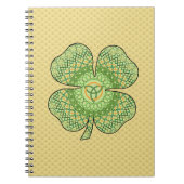 Celtic Shamrock Notitieboek (Voorkant)