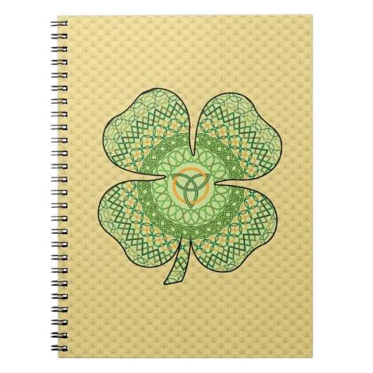 Celtic Shamrock Notitieboek (Voorkant)