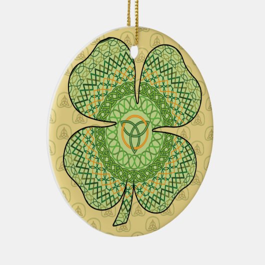 Celtic Shamrock Ornament (Rechts)
