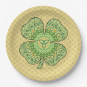 Celtic Shamrock Paper Bord (Voorkant)