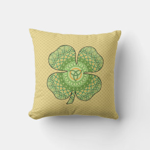 Celtic Shamrock Pillow Kussen