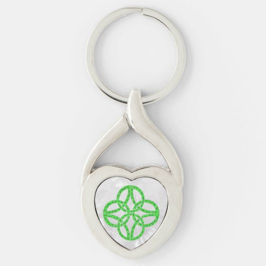 Celtic Shamrock Sleutelhanger (Voorkant)