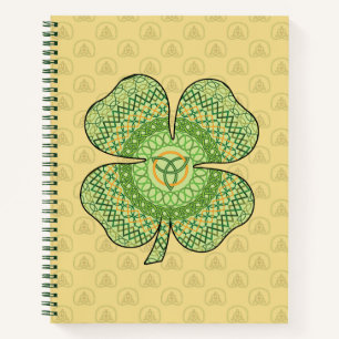 Celtic Shamrock spiraal Notitieboek