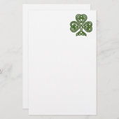 Celtic Shamrock - St Patricks Day Briefpapier (Voorkant / Achterkant)