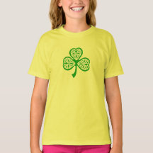 Celtic Shamrock St. Patrick's Day Girl's T-Shirt