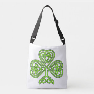 Celtic Shamrock St. Patrick's Day Irish Eire Paddy Crossbody Tas