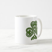 Celtic Shamrock - St Patricks Day Koffiemok (Voorkant rechts)