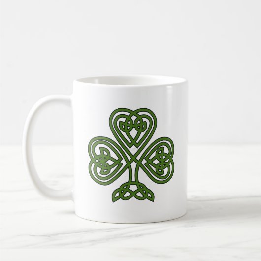 Celtic Shamrock - St Patricks Day Koffiemok (Links)