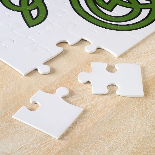 Celtic Shamrock - St Patricks Day Legpuzzel (Zijkant)