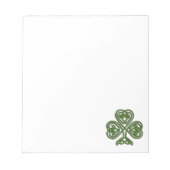 Celtic Shamrock - St Patricks Day Notitieblok (Voorkant)