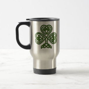 Celtic Shamrock - St Patricks Day Reisbeker