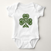 Celtic Shamrock - St Patricks Day Romper (Voorkant)