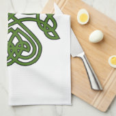 Celtic Shamrock - St Patricks Day Theedoek (Quarter Fold)