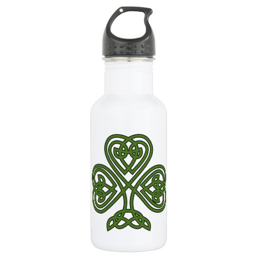 Celtic Shamrock - St Patricks Day Waterfles (Voorkant)