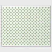 Celtic Shamrock St. Patrick's Day Wrapping Paper Cadeaupapier (Vlak)