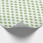 Celtic Shamrock St. Patrick's Day Wrapping Paper Cadeaupapier (Hoek)