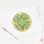 Celtic Shamrock Sticker (Envelop)