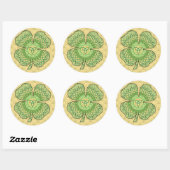 Celtic Shamrock Sticker (Vel)
