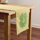 Celtic Shamrock Table Runner Korte Tafelloper (Voorbeeld)