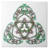 Celtic Shamrock Tegeltje (Voorkant)