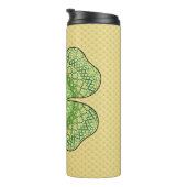 Celtic Shamrock Thermal Tumbler Thermosbeker (Geroteerd rechts)