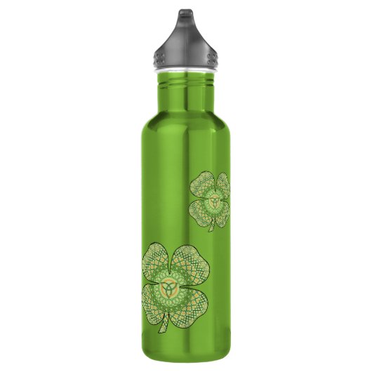 Celtic Shamrock Water Bottle Waterfles (Rechts)